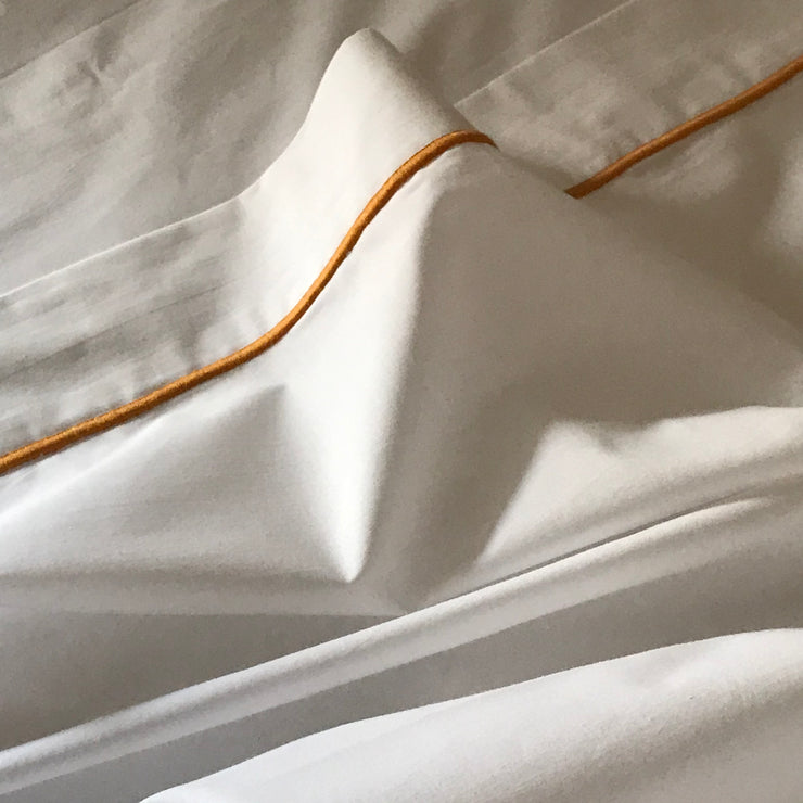Draps de lit double avec bordure